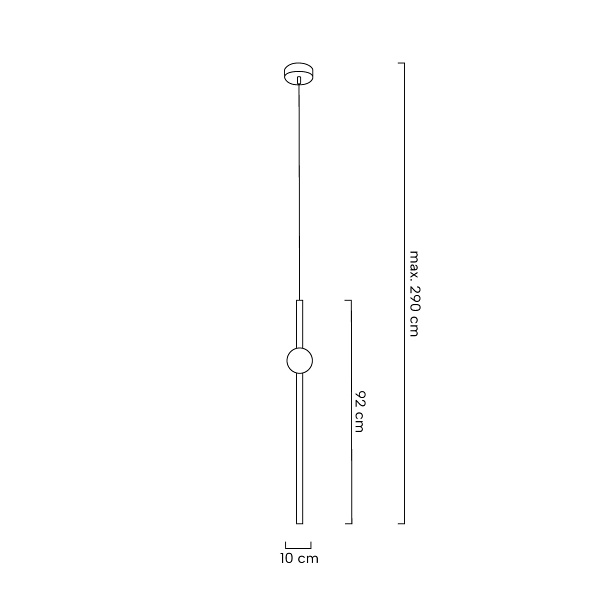 MOOSEE lampa wisząca LIBRA 90 ON złota - Moosee